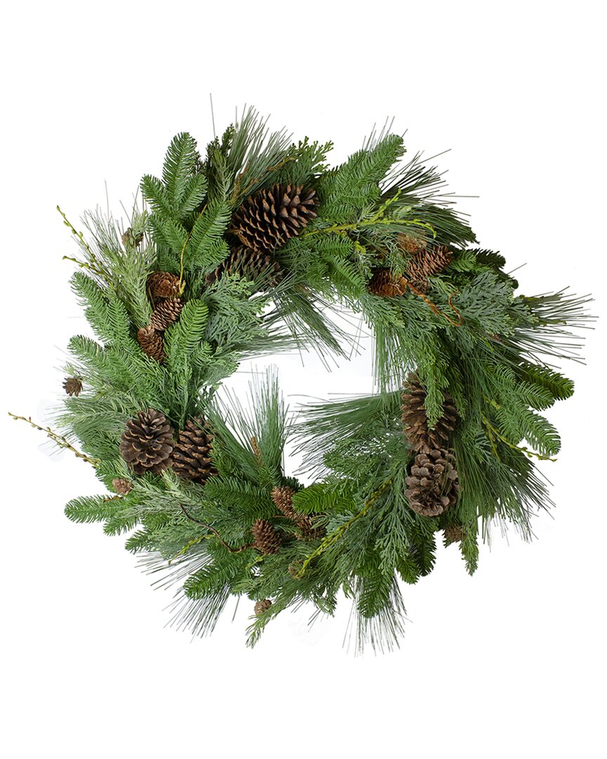 NORTHLIGHT NORTHLIGHT PINE CONE & CEDAR ARTIFICIAL CHRISTMAS WREATH