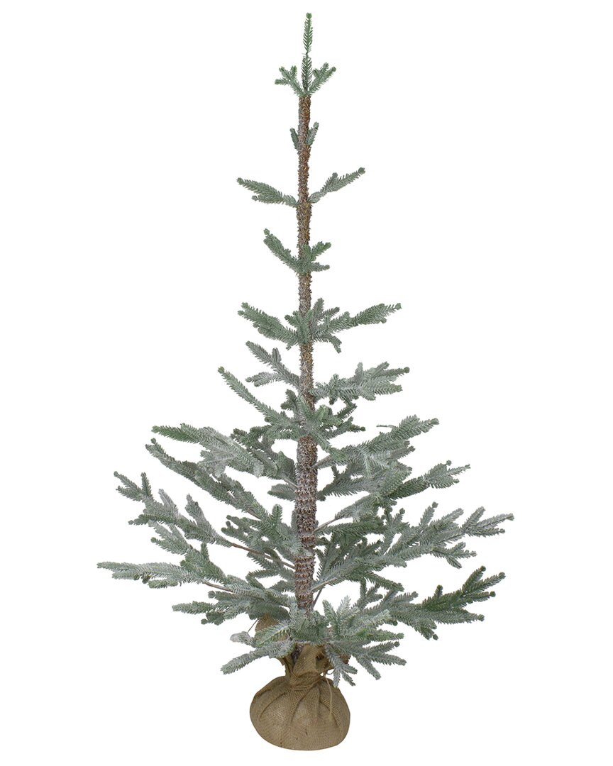 NORTHLIGHT NORTHLIGHT 3FT SNOW COVERED SLIM PINE ARTIFICIAL CHRISTMAS TREE