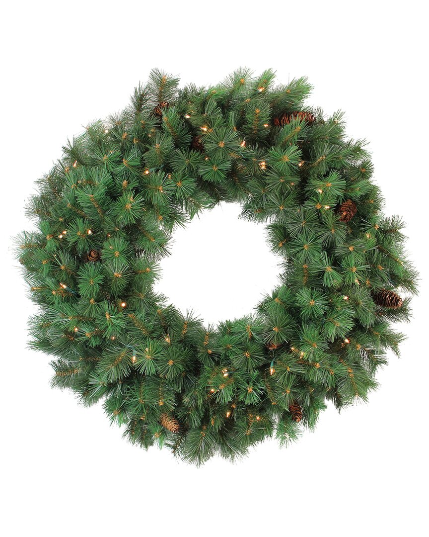 Northlight Pre-lit Royal Oregon Pine Artificial Christmas Wreath 36-inch Clear Lights