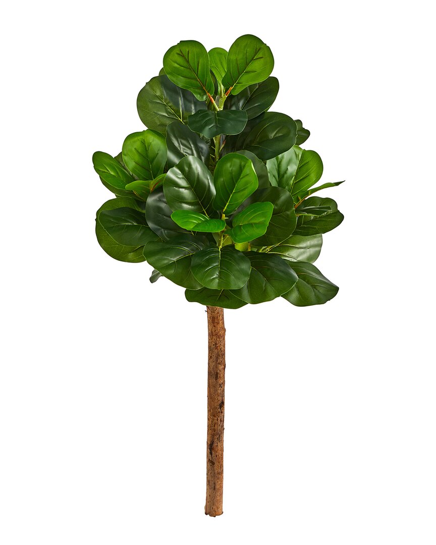 Nearly Natural 3.5ft Artificial Fiddle Leaf Tree In Green