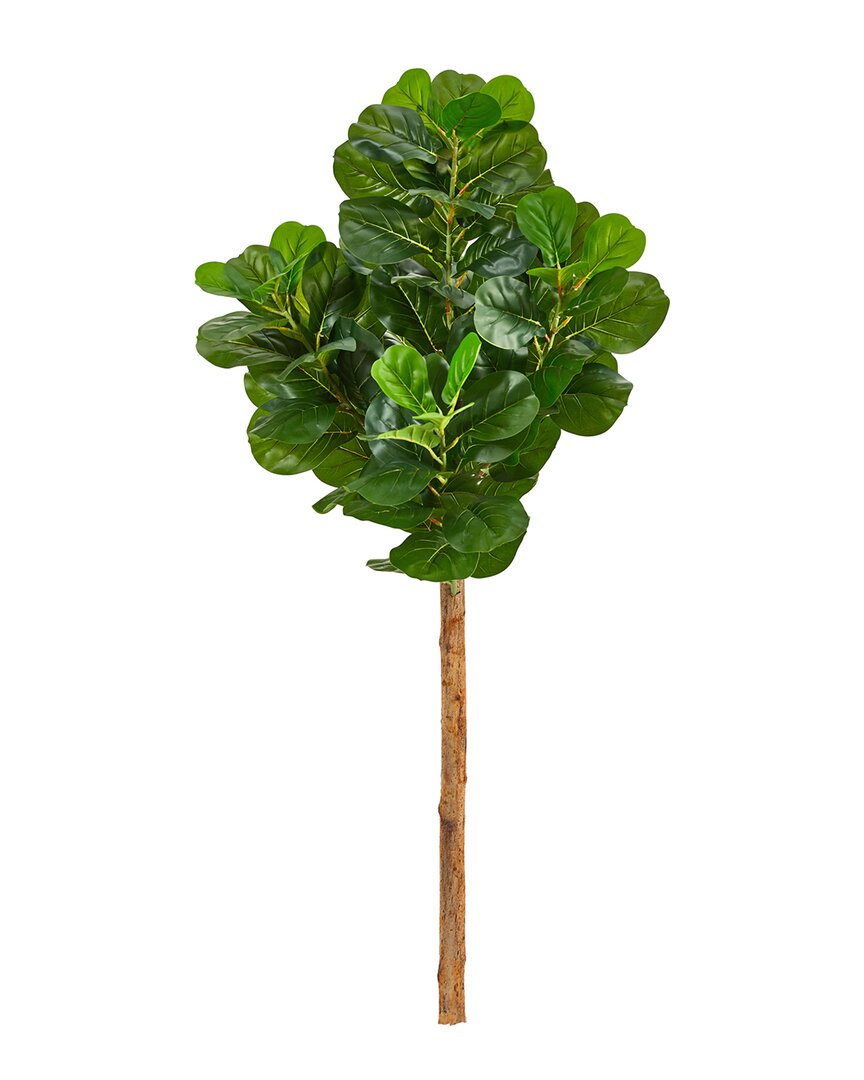 Nearly Natural 5.5ft Artificial Fiddle Leaf Tree In Green