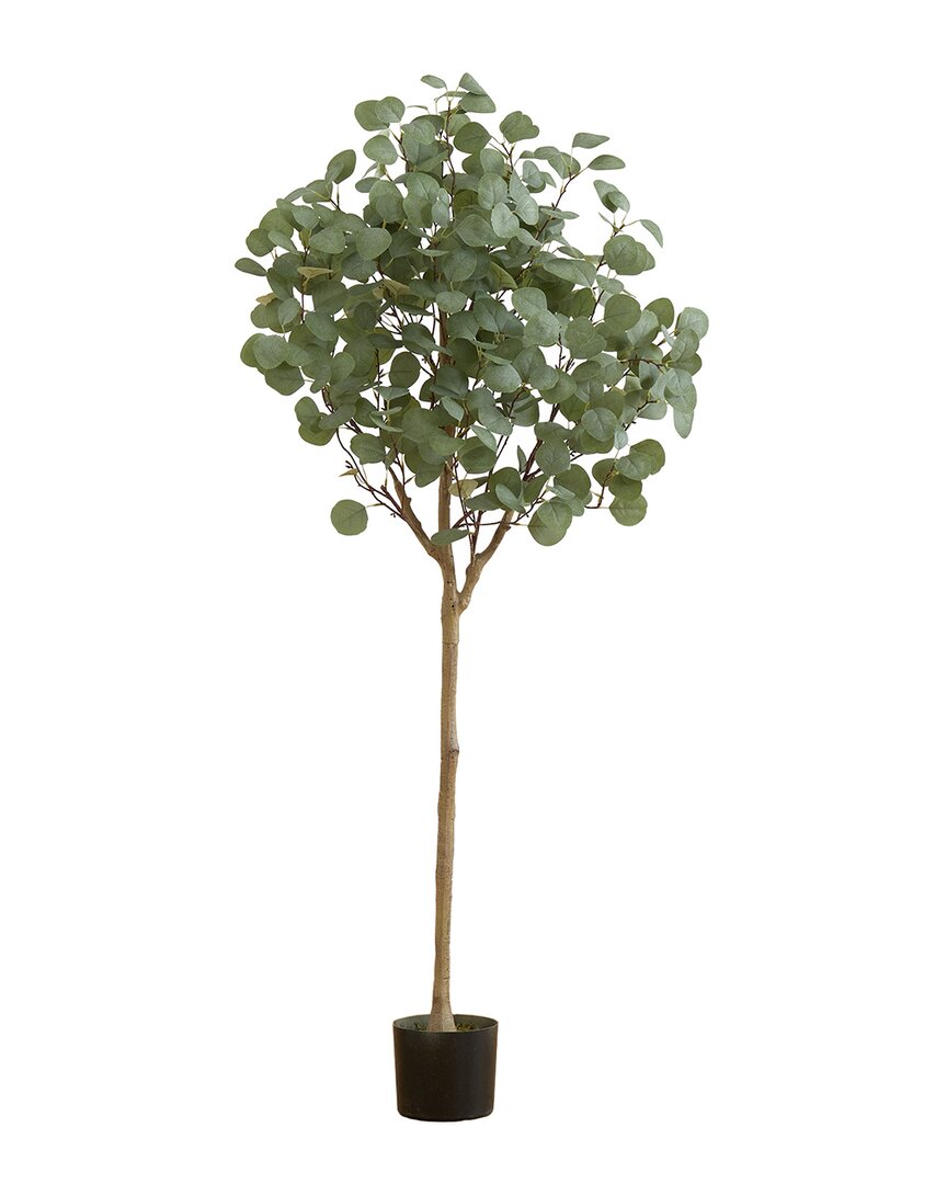 Nearly Natural 5ft Artificial Eucalyptus Tree In Green