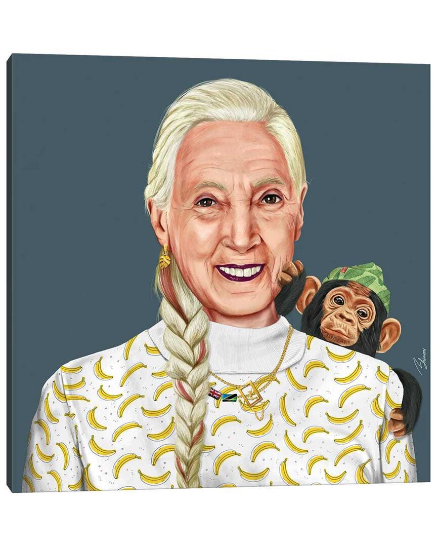 Icanvas Jane Goodall By Amit Shimoni Wall Art