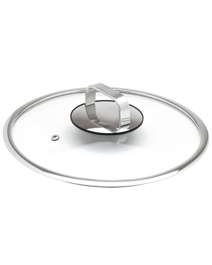 Livwell Diamondclad 10in Tempered Glass Lid With Silicone Rim
