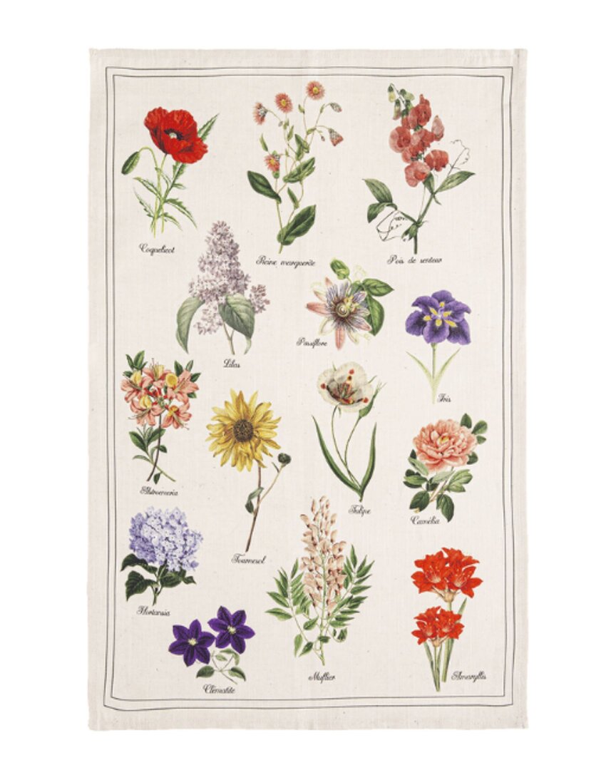 Coucke Set Of 2 Herbarium Tea Towels