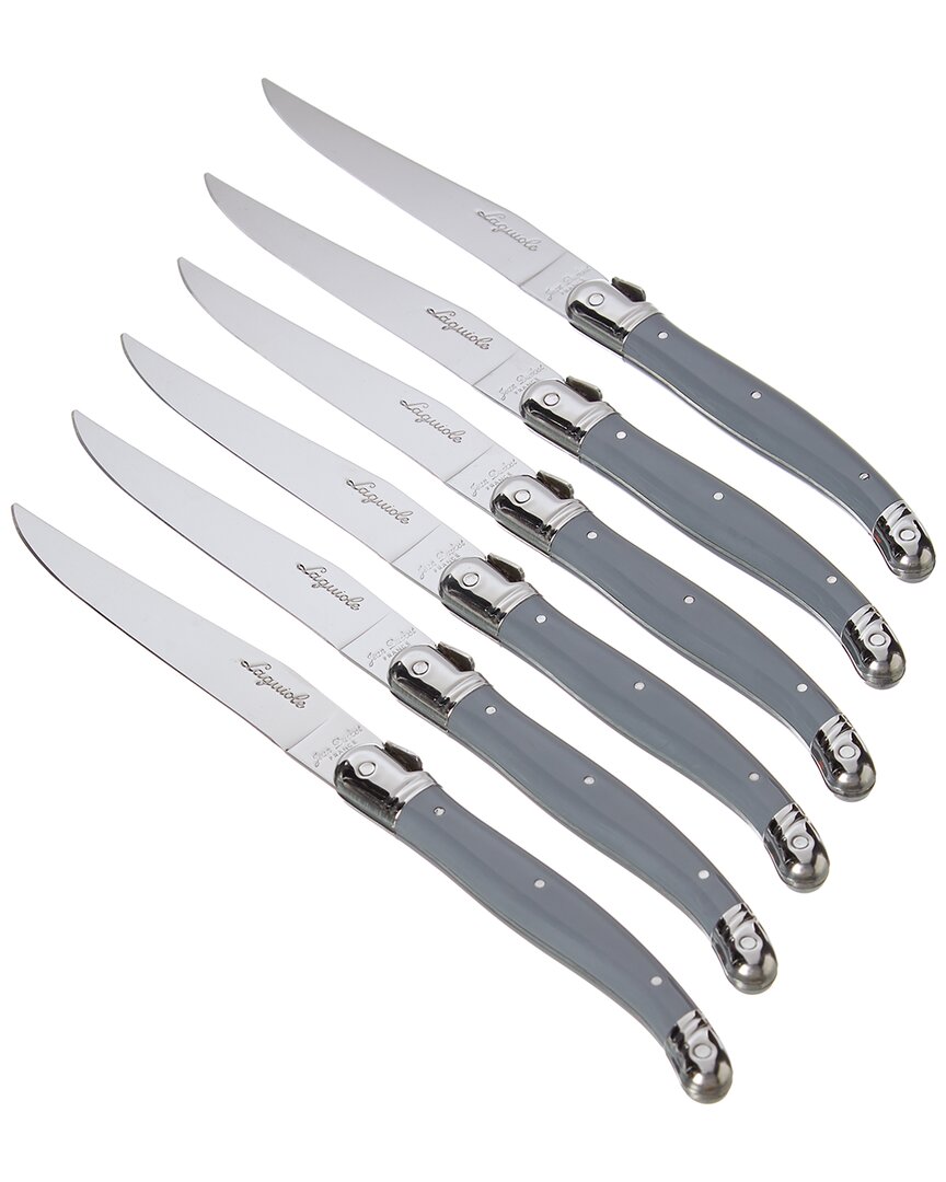 Jean Dubost Set Of 6 Assorted Knives