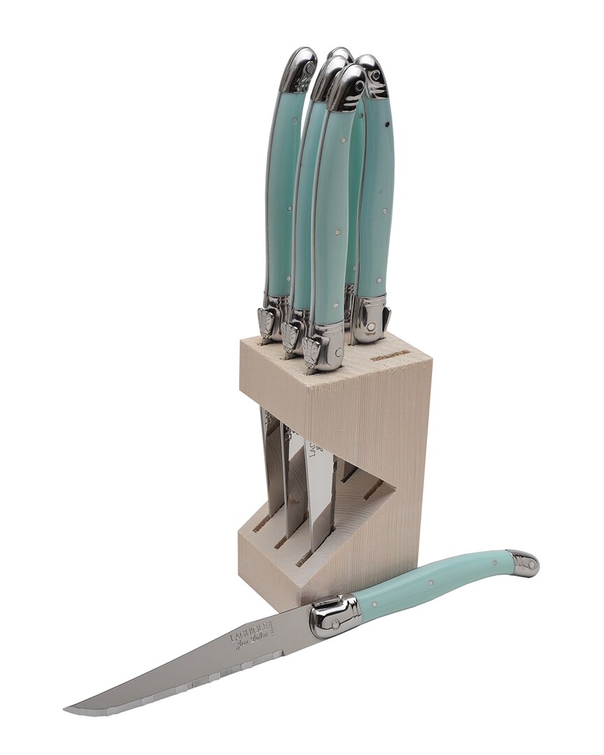 Jean Dubost 6pc Knife Block Set