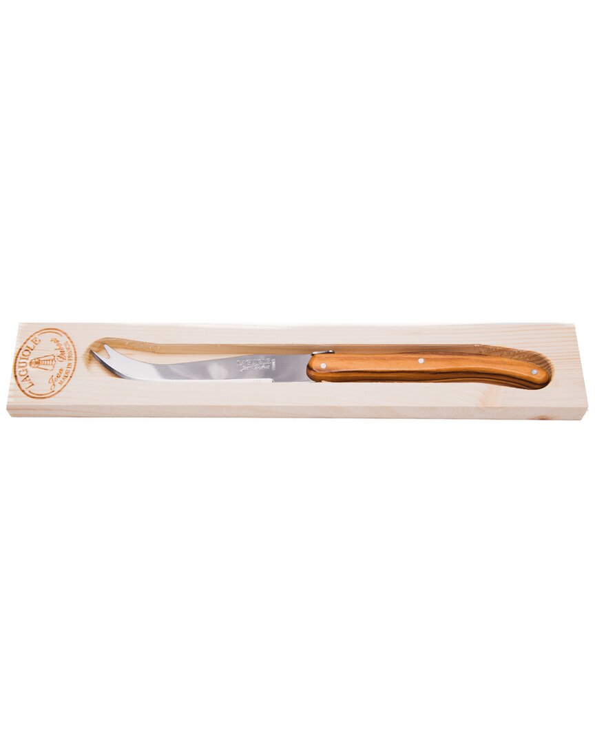 Jean Dubost Laguiole Olive Wood Cheese Knife
