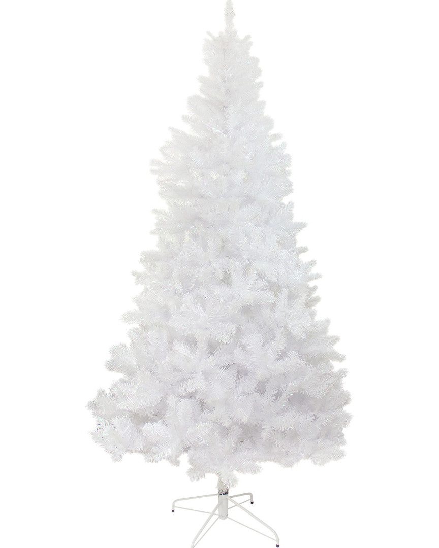 Northlight White Glimmer Iridescent Spruce Full Artificial Christmas Tree