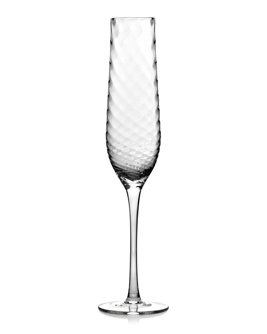 Godinger Set Of 4 Infinity Champagne Flutes