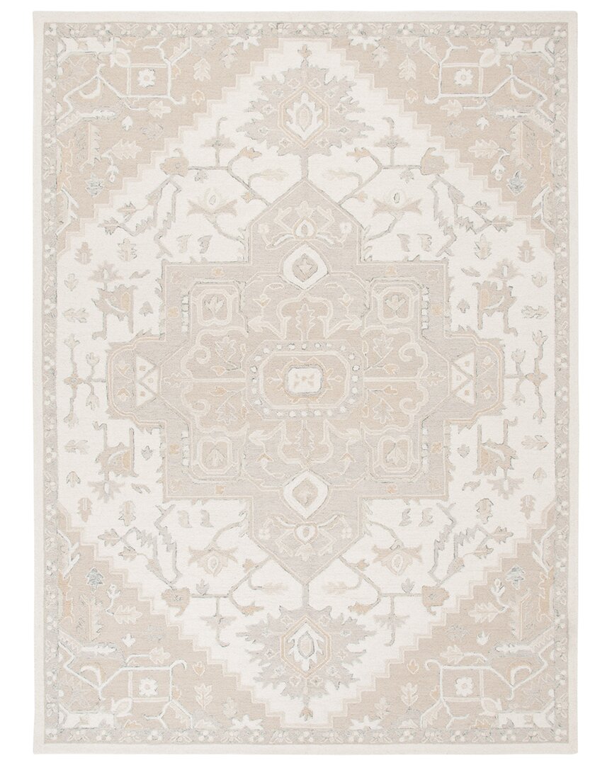 Ralph Lauren Lauren  Percy Hand Tufted Wool-blend Rug In Ivory