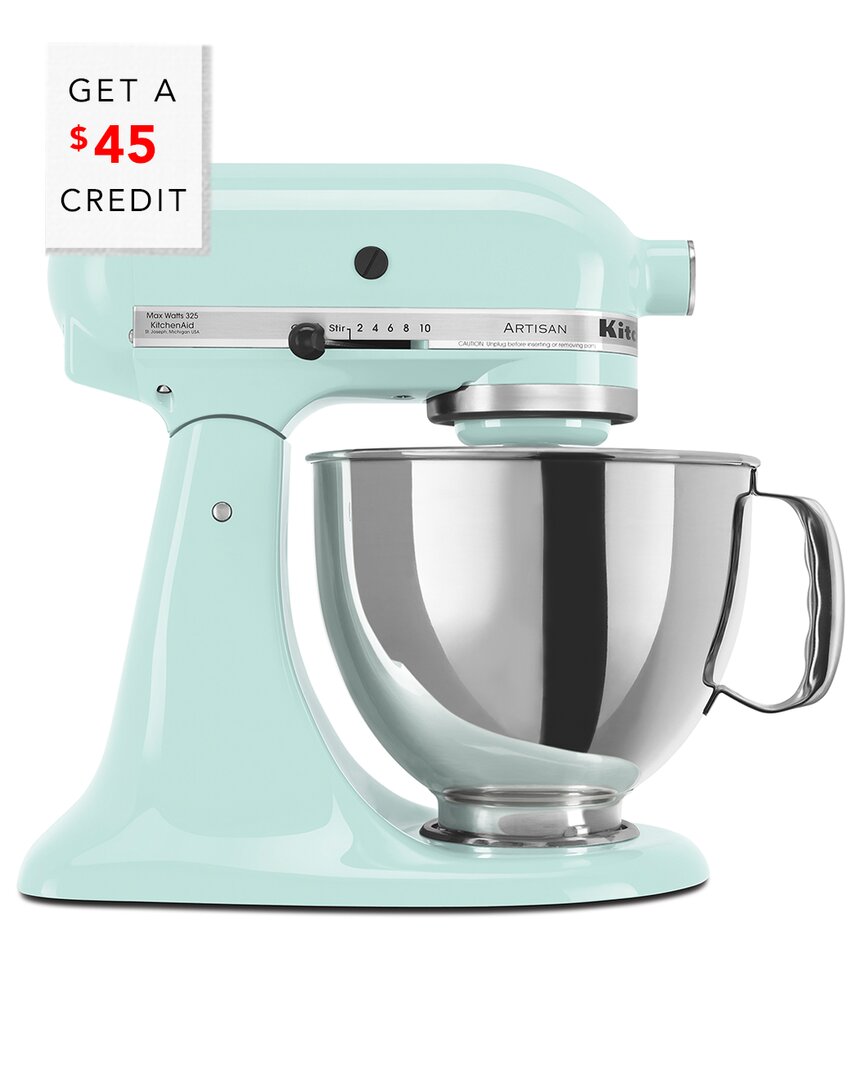 Kitchenaid Artisan Series 5qt Ice Blue Tilt-back Head Stand Mixer$45 Credit With $45 Credit