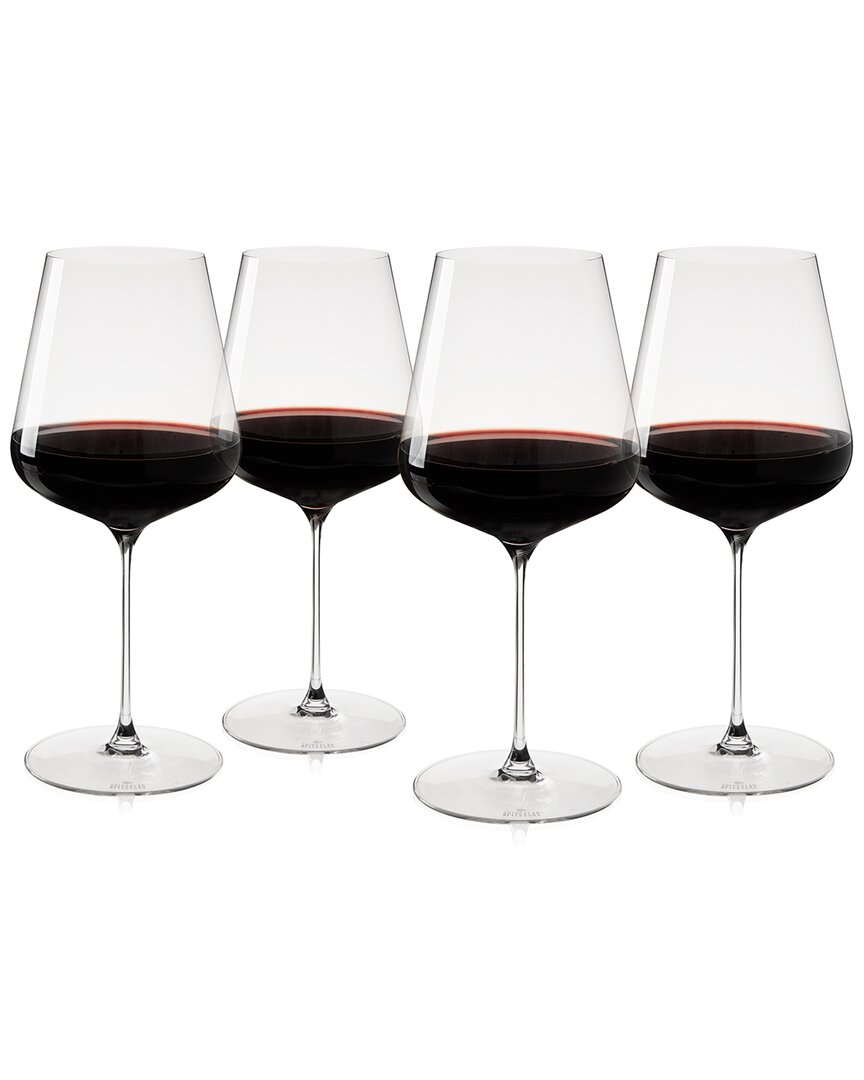 Spiegelau Set Of 4 Definition 26.5oz Bordeaux Glasses