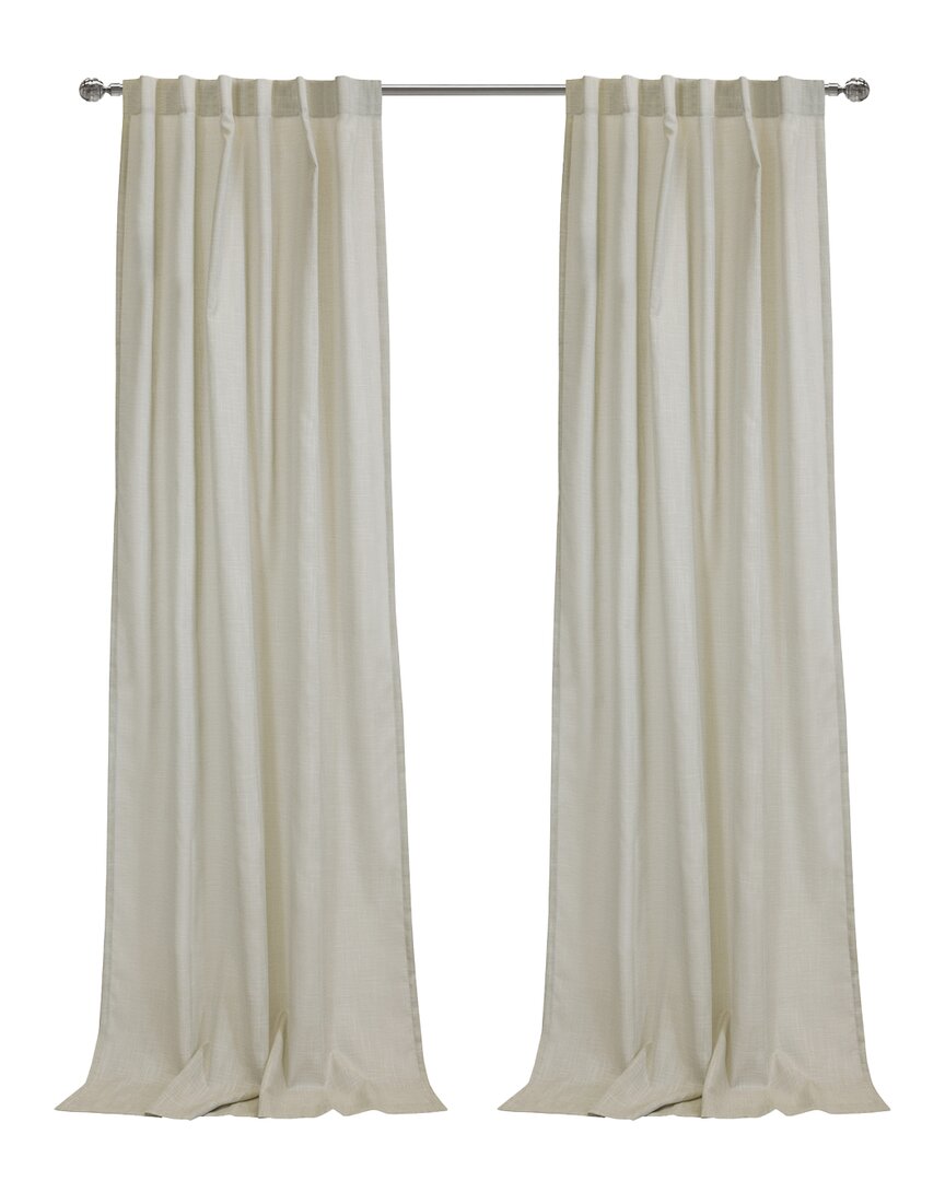 HABITAT HABITAT BOLTON LIGHT-FILTERING DUAL HEADER 52X95 CURTAIN PANEL