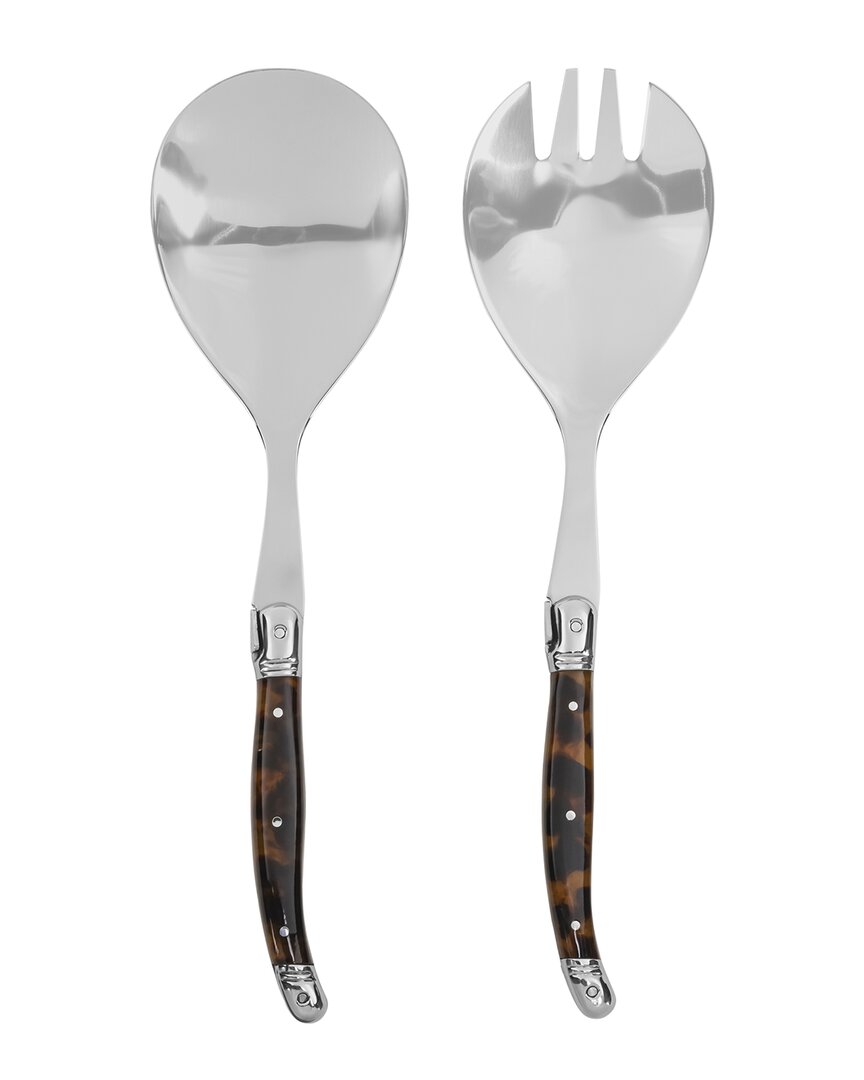 French Home 2-piece Laguiole Connoisseur Rosewood Salad Servers