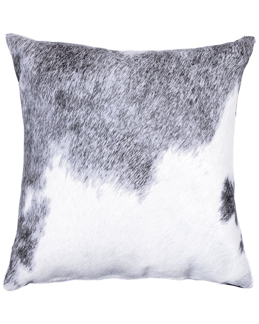 Natural Group Torino Kobe Cowhide Pillow In Grey