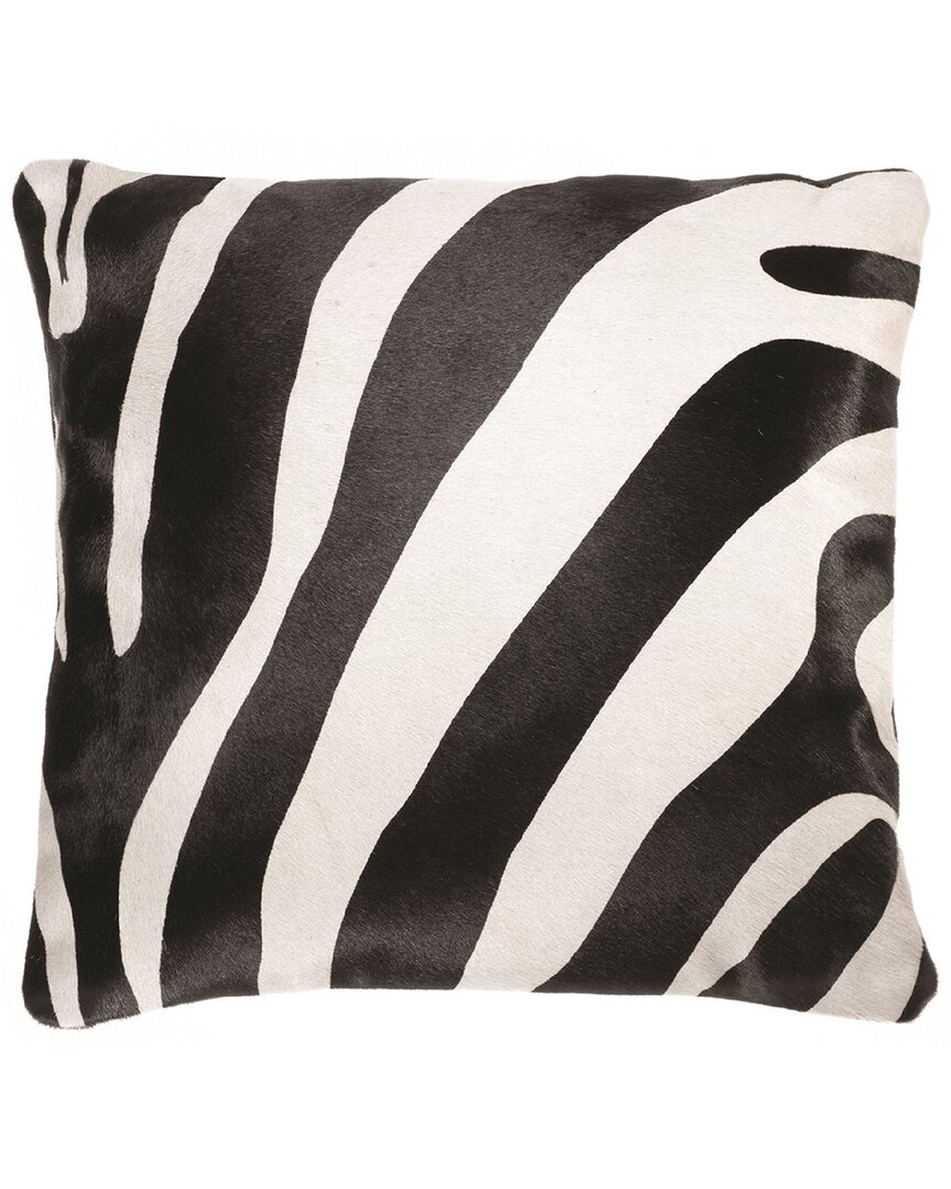 Natural Group Torino Togo Cowhide Pillow In Black