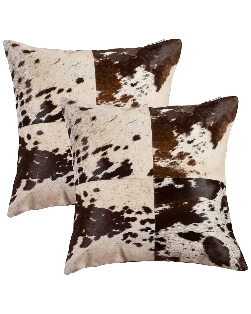 Shop Natural Group Pack Of 2 Torino Quattro Pillow In Brown