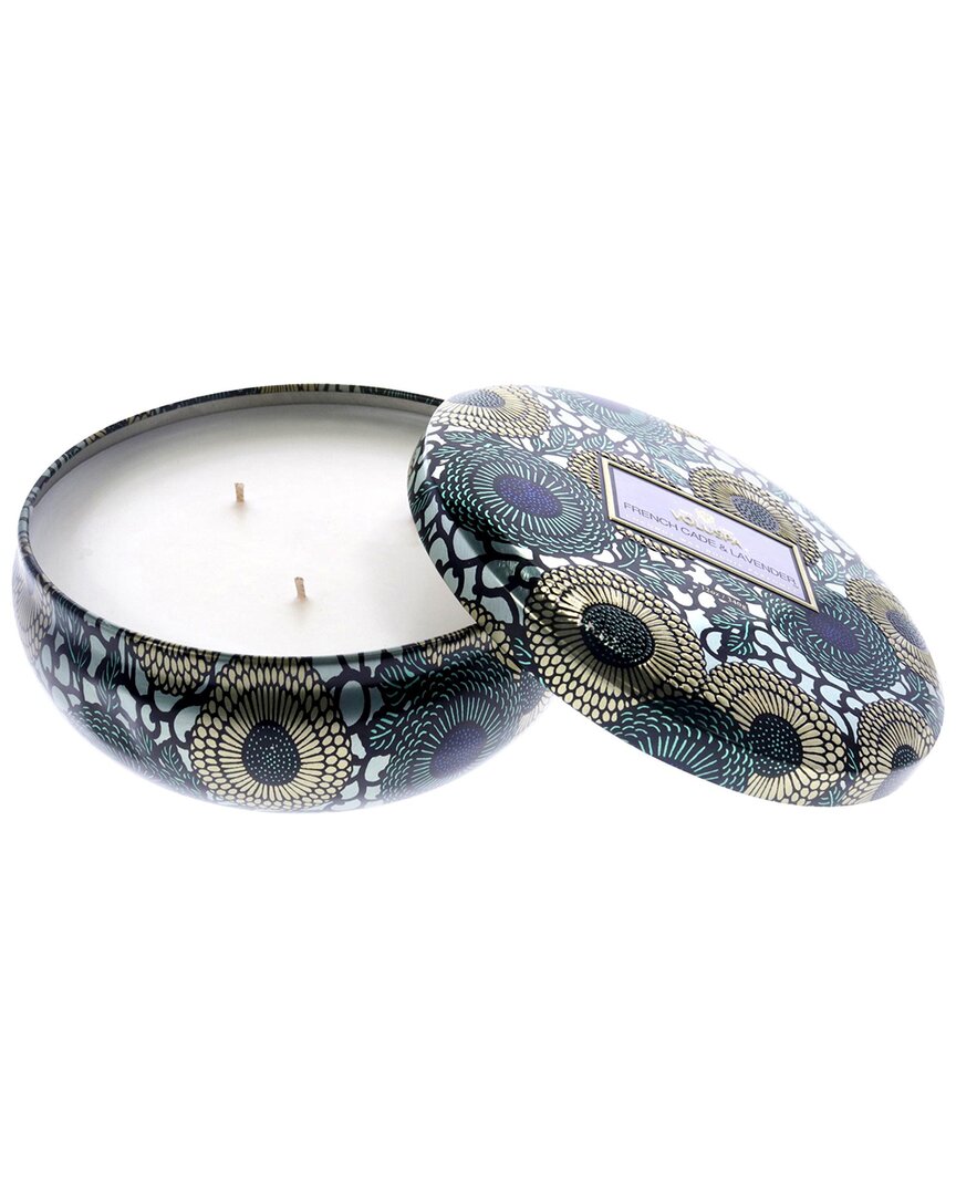 Voluspa 3 Wick Tin Candle - French Cade