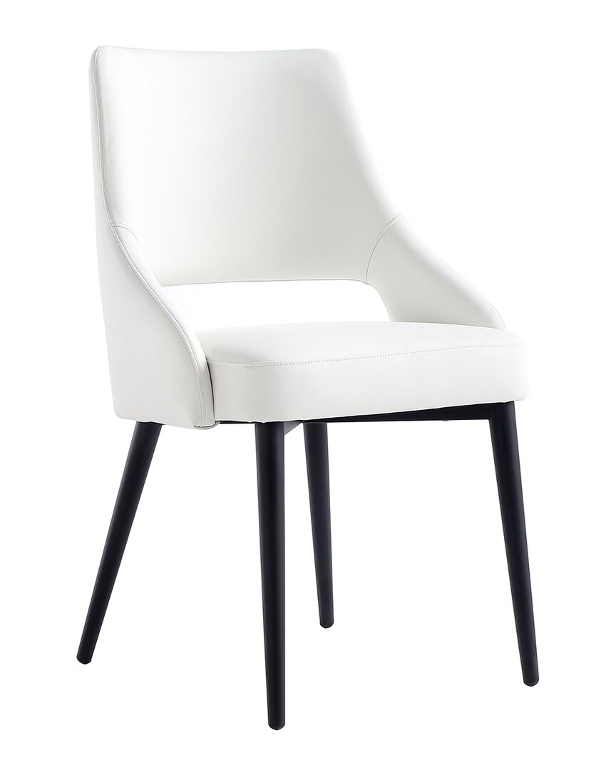Manhattan Comfort 6pc Tremont Modern Leatherette Dining Chair With Metal Legs