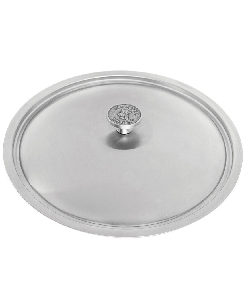 Nordic Ware 12 Stainless Steel Lid In Silver