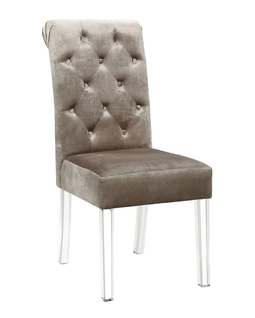 Chic Home Set Of 2 Sharon Taupe Dining Chairs