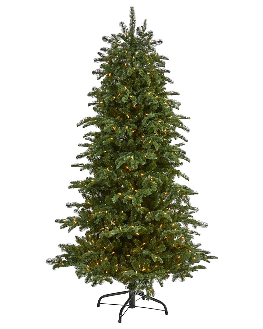 Nearly Natural 6ft. South Carolina Fir Artificial Christmas Tree In Green