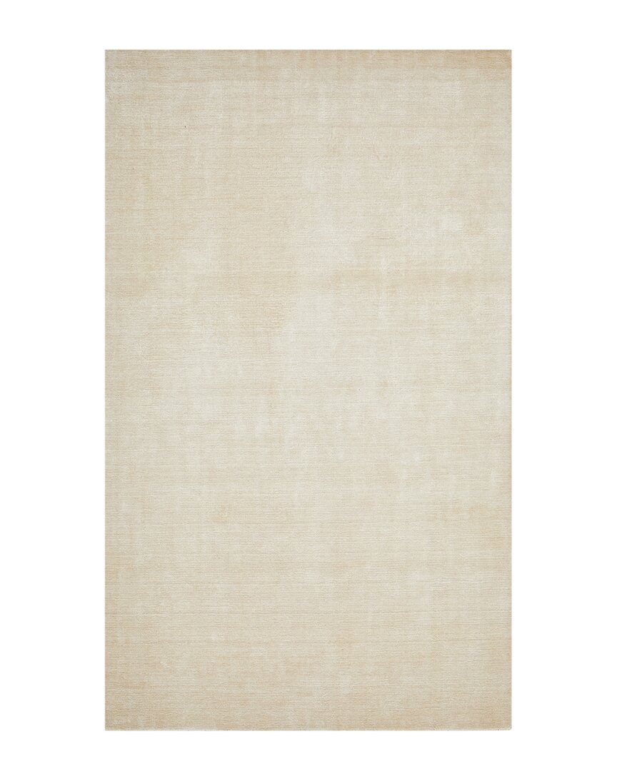 Solo Rugs Lodhi Loom Knotted Linen-blend Contemporary Rug