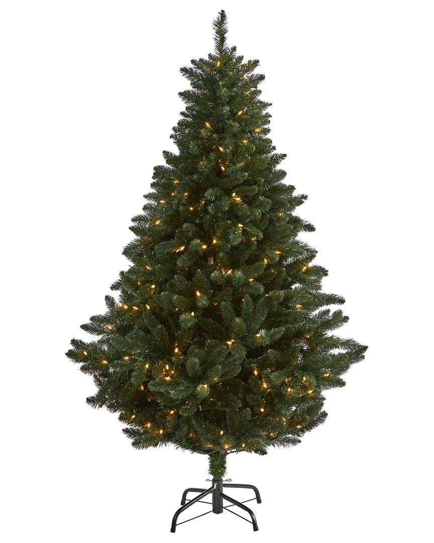 Nearly Natural 6ft. Northern Rocky Spruce Artificial Christmas Tree In Green