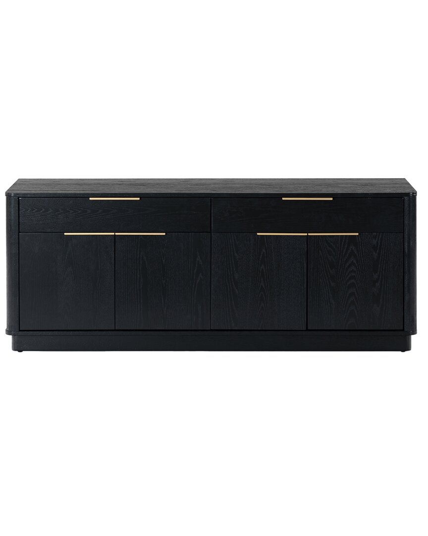 Safavieh Couture Gabrietta 2 Drawer Wood Tv Stand In Black