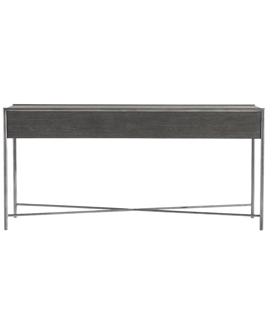 Bernhardt Outline Console Table In Kohl Finish In Gray