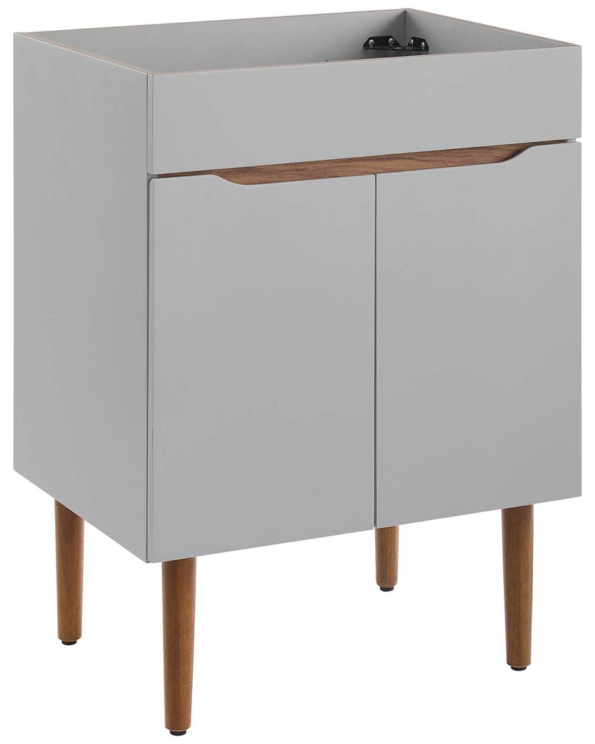 Modway Harvest 24in Bathroom Vanity Cabinet In Grey