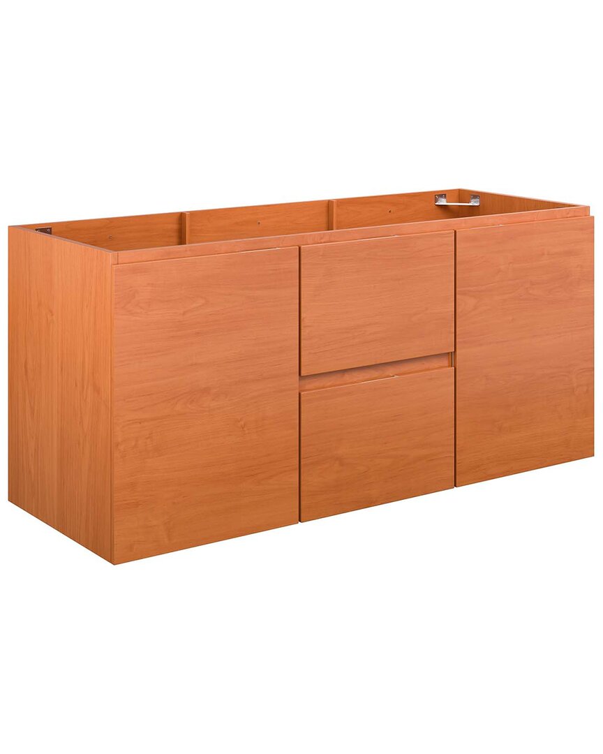 Modway Scenic 48 Double Sink Compatible In Brown