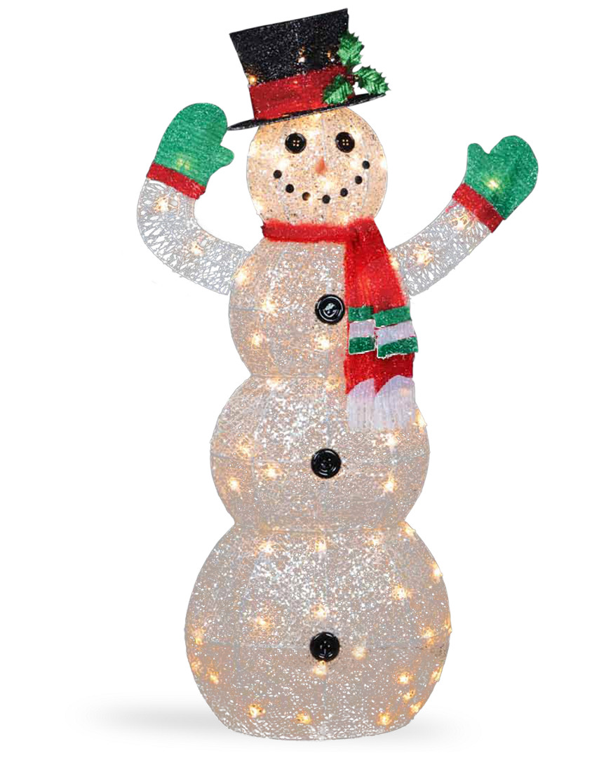 National Tree Company 4ft Crystal Snowman