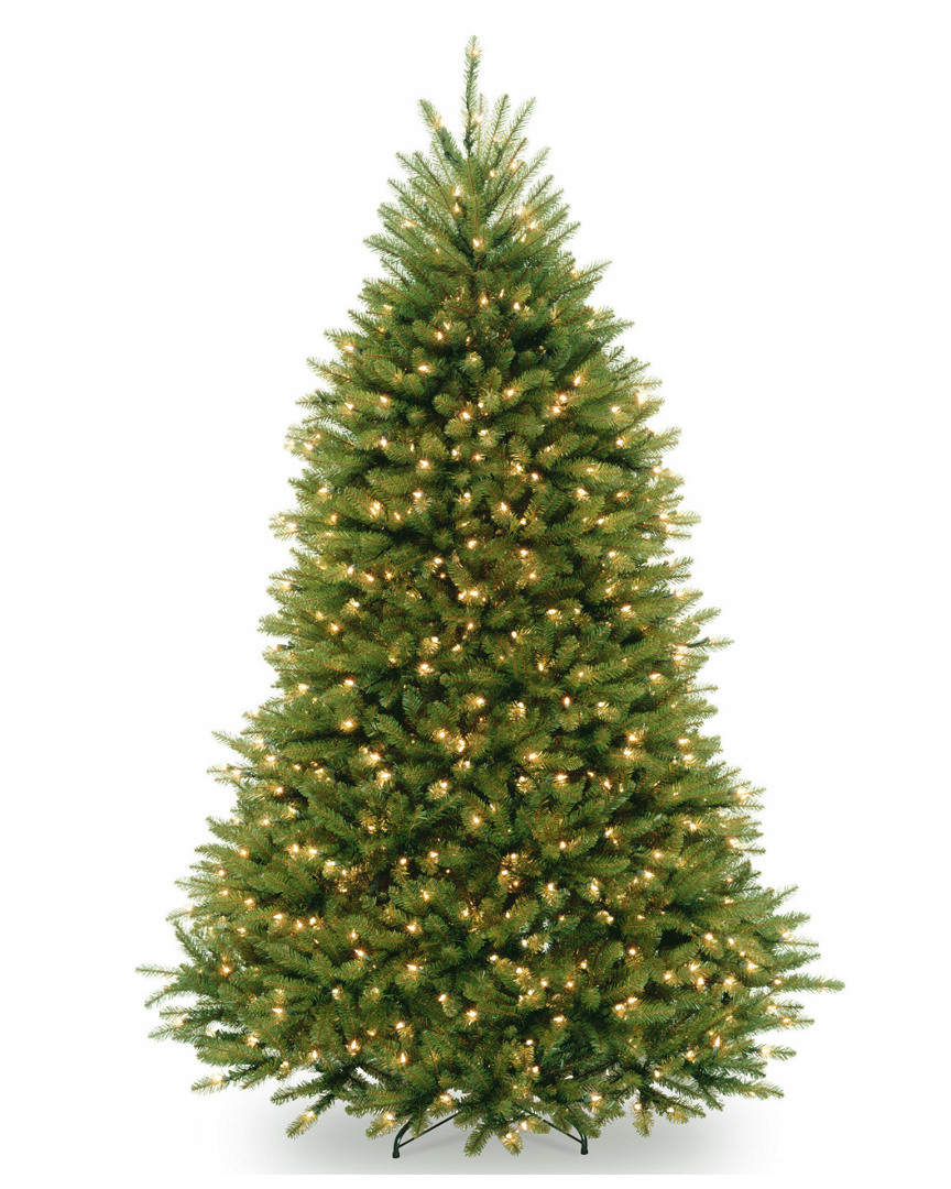 National Tree Company 7.5ft Dunhill Fir Hinged Tree With 750 Clear Lights