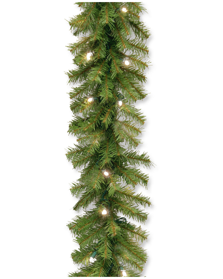 National Tree Company 9ft Norwood Fir Garland With 50 Concave Soft Lights