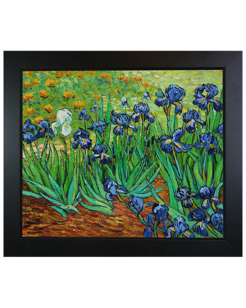 Handpainted Hued Hand-painted Masterpieces Irises By Van Gogh In Multicolor