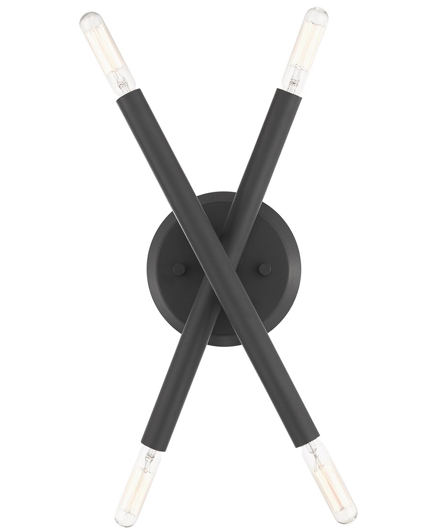 Livex Lighting 4-light Scandinavian Gray Wall Sconce