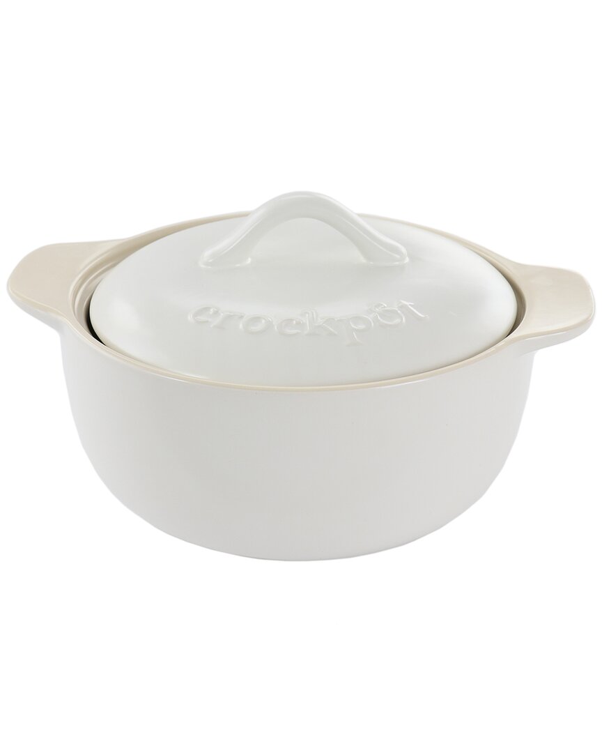 CROCK-POT CROCK-POT ARTISAN 2.3QT ROUND STONEWARE CASSEROLE WITH LID