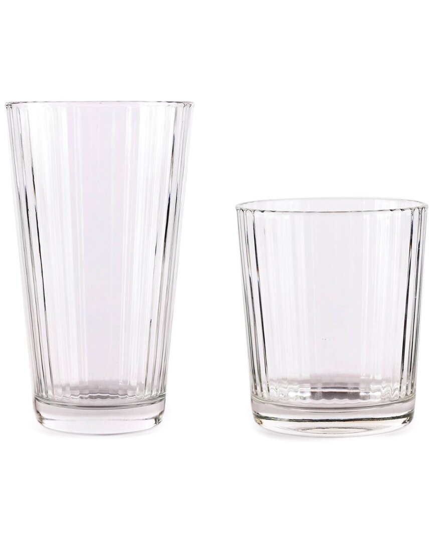 Jay Imports Hill Street 16pc Entertaining Set In Transparent