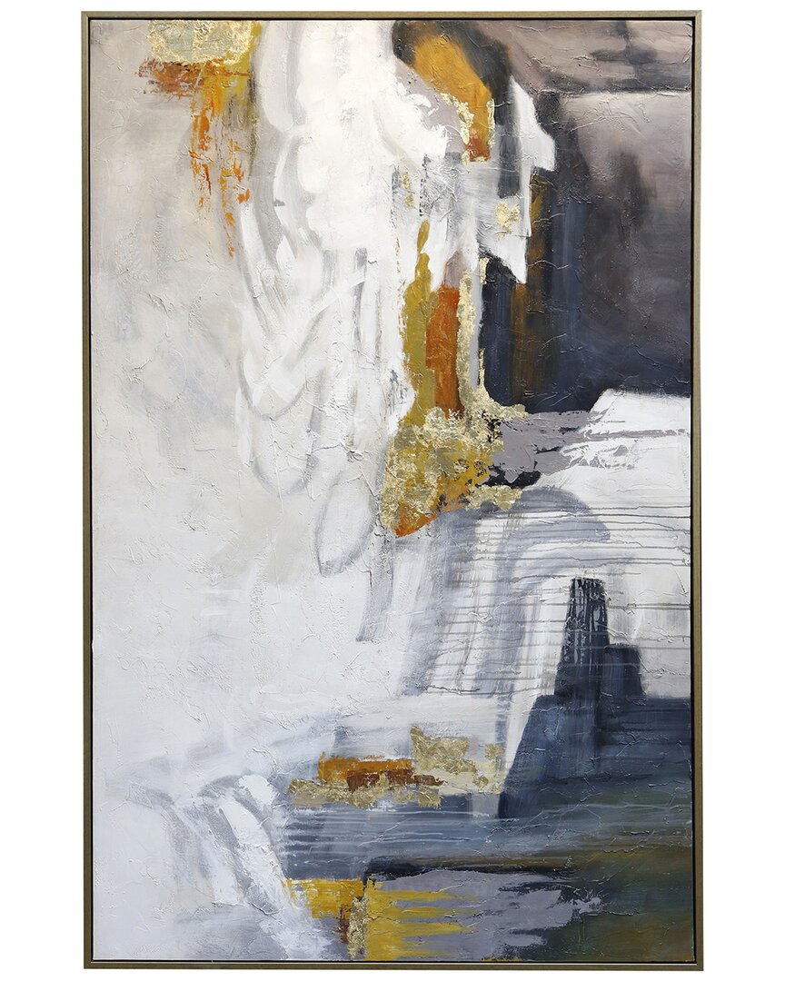 Harp & Finial Solitary Framed Canvas Art With 1.5in Frame