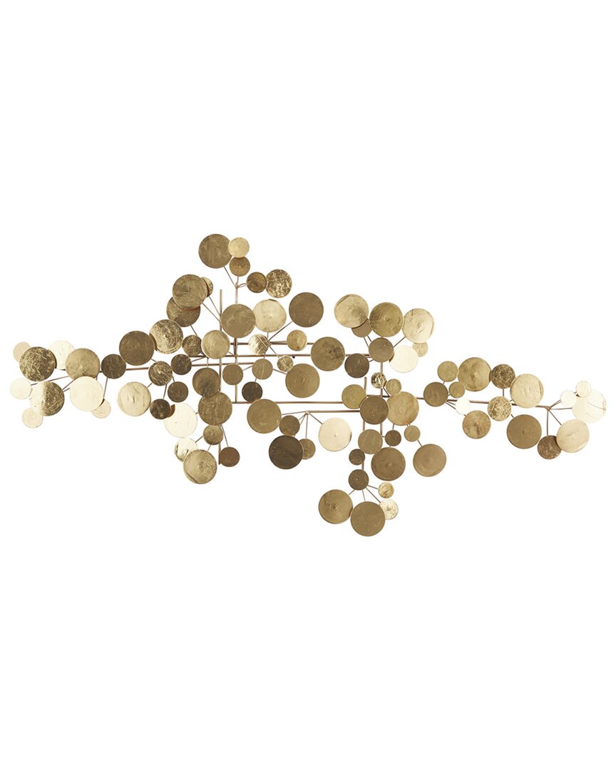 Cosmoliving By Cosmopolitan Contemporary Wall Decor In Gold