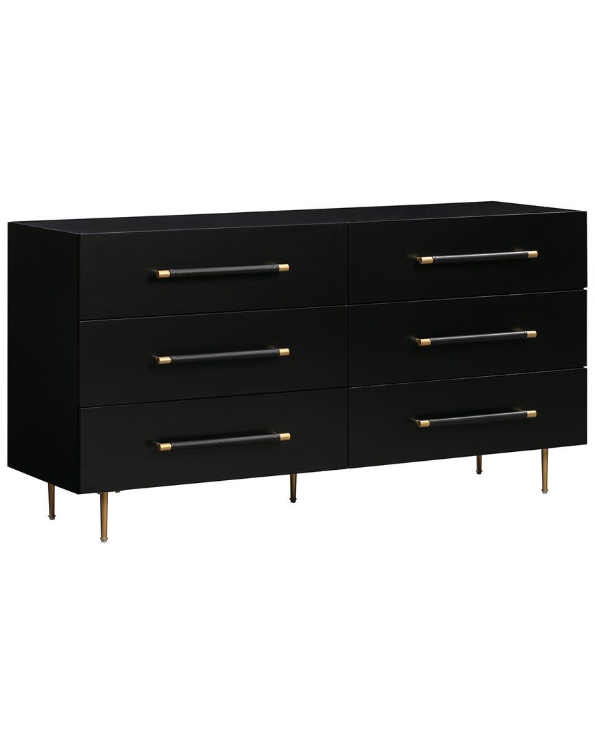 Tov Furniture Trident Black 6 Drawer Dresser