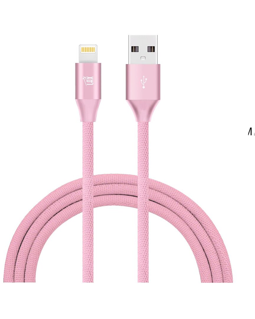Lax Gadgets Apple Mfi Certified 10ft Pink Lightning To Usb Cable