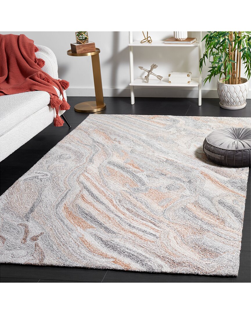 Safavieh Abstract Stoneweft Hand-tufted Rug In Multi