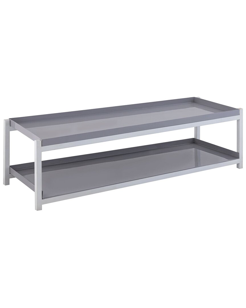 Happimess Industrial Compact 10.75in 6-pair 2-tier Shoe Rack