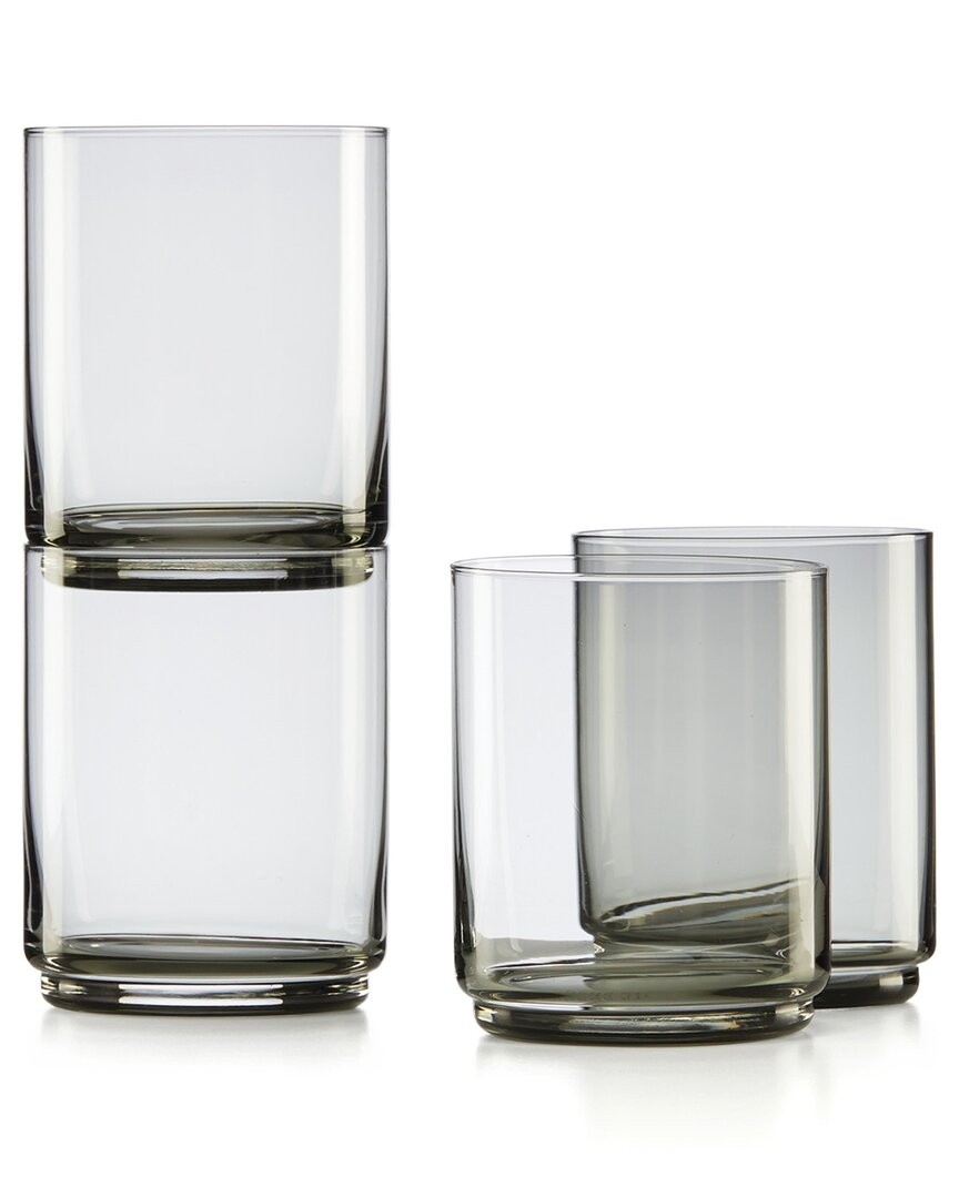 Lenox Tuscany Classics Smoke Stackable 4pc Tall Glasses