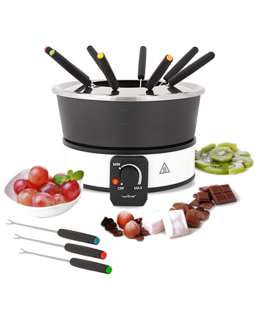 Nutrichef Fondue Maker Electric Melting Pot Cooker eBay