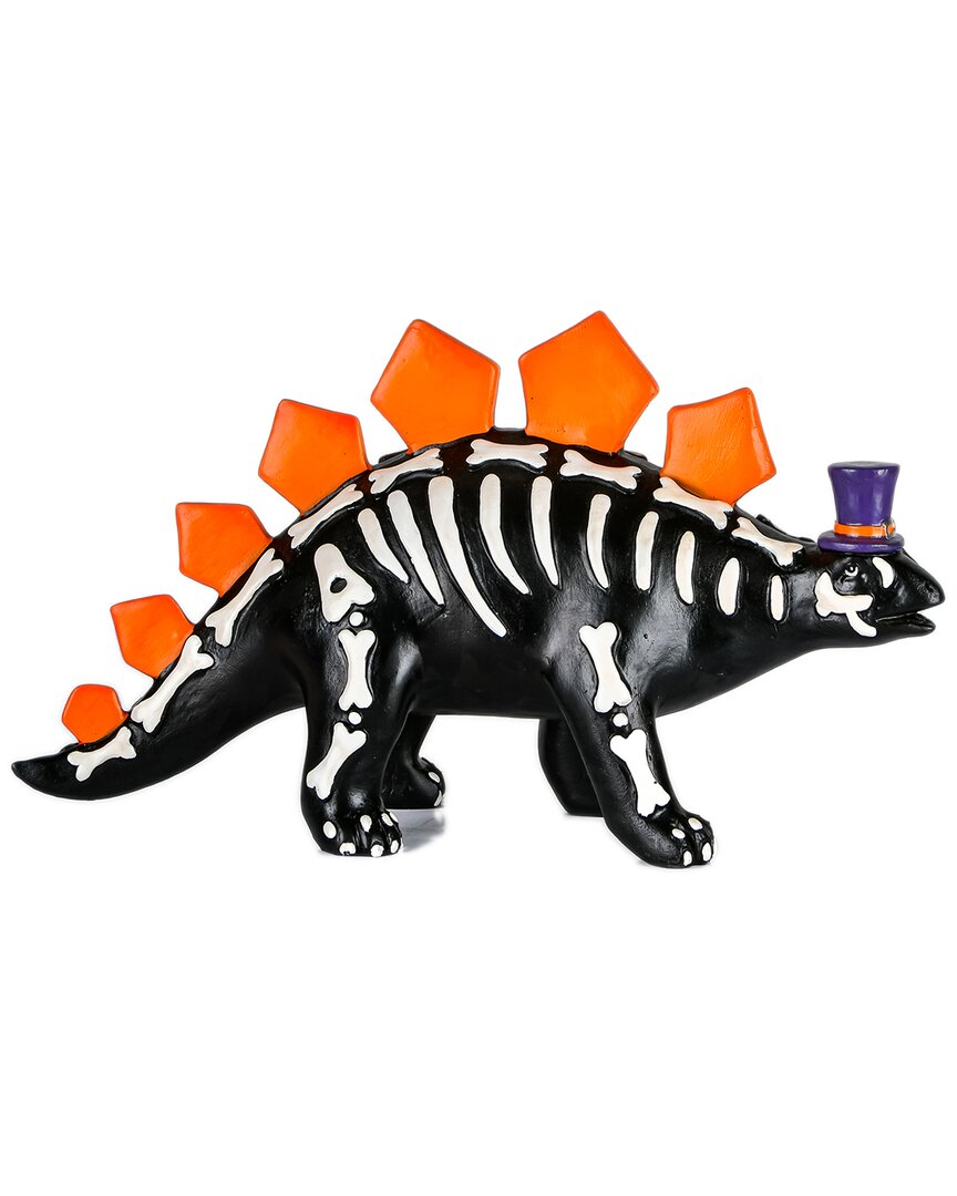 National Tree Company 12in Halloween Black Dinosaur Tabletop Decor