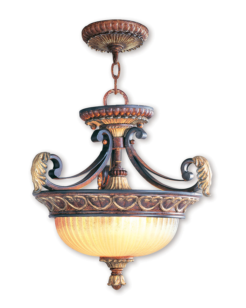 Livex Lighting Livex Villa Verona 2-light Vbz Chain Hang/ceiling Mount